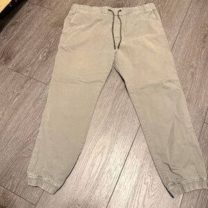 American Eagle olive joggers